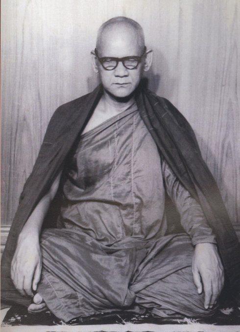 缅甸高僧──马哈希大师及弟子們的昔日照片